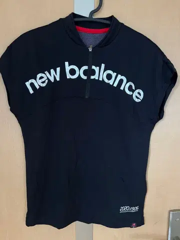 뉴발란스 골프 하프 지퍼 T셔츠