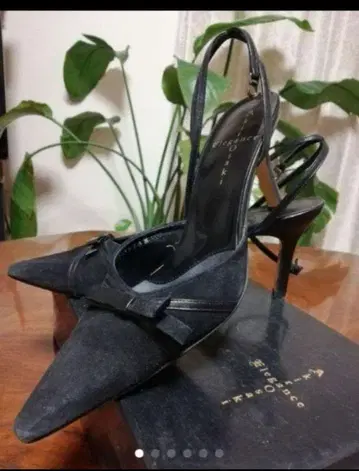 가격 인하 새상품급 아키라 오사키 스웨이드 샌들 가죽