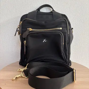 Kitanuma2 블랙 백팩 숄더 토트 백팩