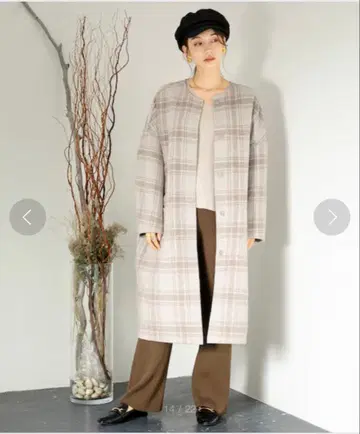 센스 오브 플레이스 리버서블 노카라 코트