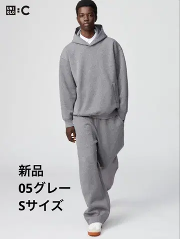 [ 인기/남녀 공용 ] 유니클로C 맨투맨 와이드 팬츠 S 사이즈