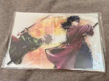 귀멸의 칼날 츠나구 그려내린 복권 탄지로와 기유 A상 빅 아크릴 스탠드