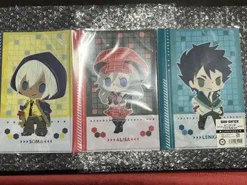 갓 이터 미니 클리어 파일 러버 스트랩, 캔뱃지