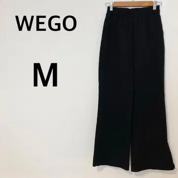 위고 WEGO 가우초 팬츠 [ M ] 와이드 팬츠 허리밴딩 블랙