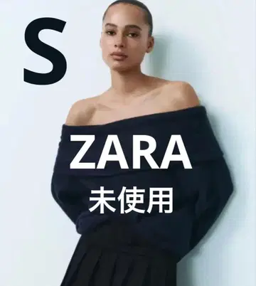 미사용 새상품 ZARA 오프숄더 네이비 S사이즈