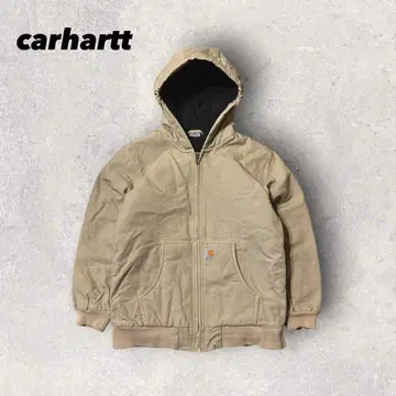 [ 칼하트 ] 액티브 자켓 안감 충전솜 퀼팅 베이지 M 상당 i