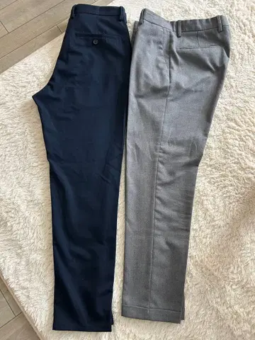 ZARA 네이비 & 그레이 팬츠 2세트