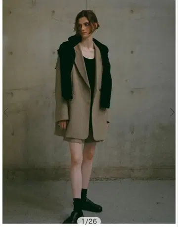 ETRE TOKYO 울 자켓 숏팬츠 셋업