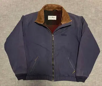 90s llbean 코튼 안감 울 담요 자켓