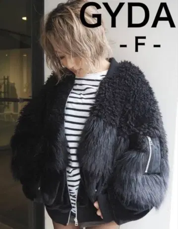 GYDA MIX 인조 모피 블루종 아우터 코트