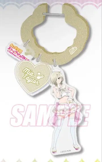 제비뽑기당 니지가사키 카라비너 부착 아크릴 키링 미아