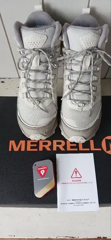 MERRELL 여성용 경량 아웃도어 신발 화이트/그레이 새상품급