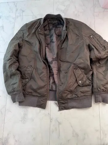 MA-1 플라이트 자켓 올리브 그린