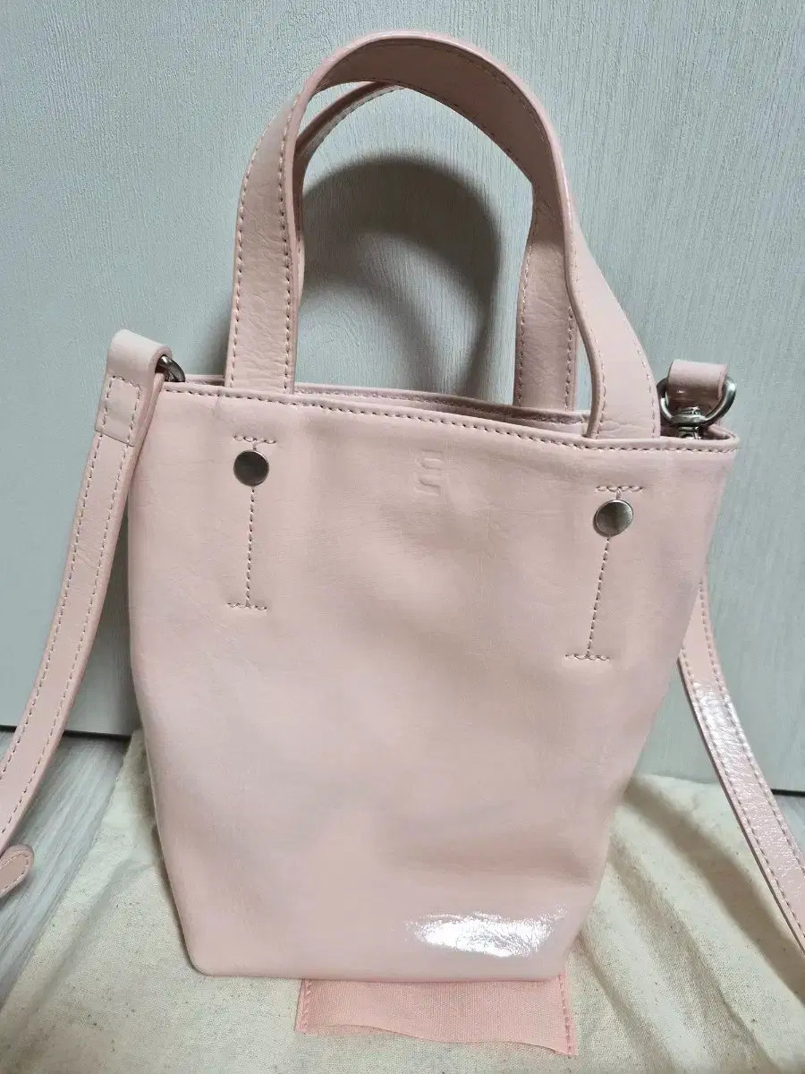 MinuteMute Remove Mini French Pink Bag Crossbody Bag Tote Bag Baby Pink