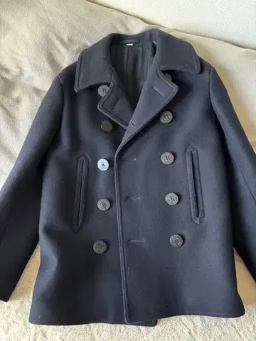 버즈릭슨 피 코트 네이비 (다크 네이비) 사이즈 38