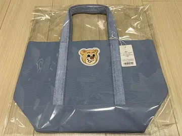 러브러리 바이 페이 올드 테디 와펜 토트백 라이트 블루