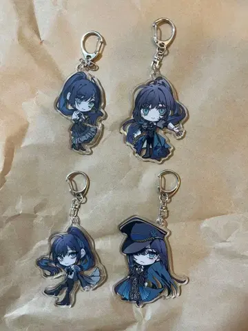 Ado 아크릴 키링 요다카 4종 세트