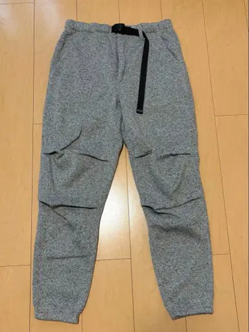 FREAK'S STORE 웨빙 벨트 니트 플리스 팬츠