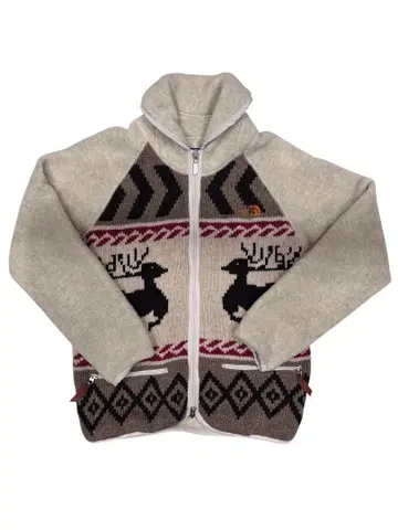 THE NORTH FACE 사슴 패턴 니트 M