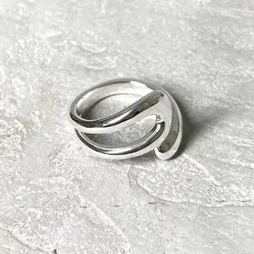 실버 드롭 반지 실버 925 12호