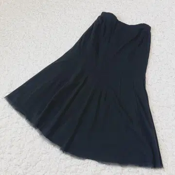 [새상품급] ERMANNO SCERVINO 플레어 스커트 블랙 44