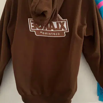 XLARGE 브라운 집업 후드티