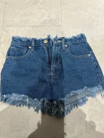 GORGE 프린지 데님 숏팬츠 S 사이즈