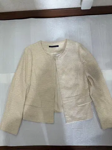 Green Label Relaxing 노카라 자켓 베이지