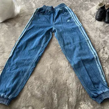 adidas 스트라이프 데님 팬츠 사이즈 28