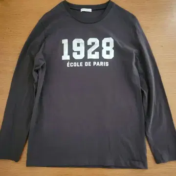 라운지 드레스 풀오버 롱 T 로고