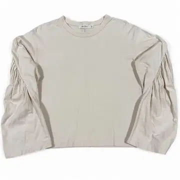 MOUSSY 플레어 슬리브 코튼 100% 셔츠 뉴앙스 핑크 새상품급