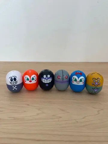 호빵맨 코로롱 구슬 세균맨의 동료들 6개 세트 레어