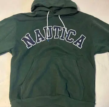 Nautica XL 다크 그린 후드티