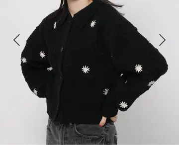 niko and - 플라워 자수 가디건