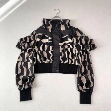 에이코 콘도 기하학 패턴 변형 아마디스 슬리브 자켓 블루종