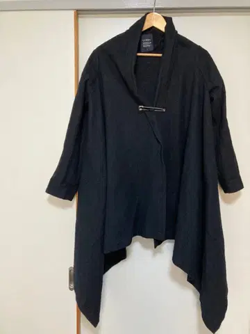 LIML 비대칭 헴 가디건 S 다크 그레이