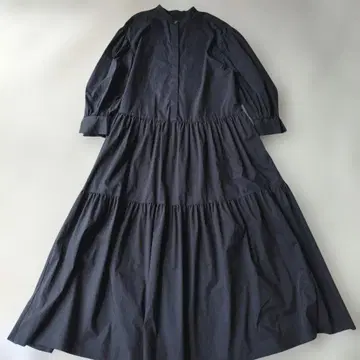 새상품급 띠어리 럭스 Eileen 티어드 셔츠 원피스 에비하라 유리 38