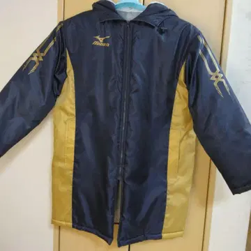 Mizuno 미즈노 후드 부착 벤치 코트 롱 자켓 미사용품