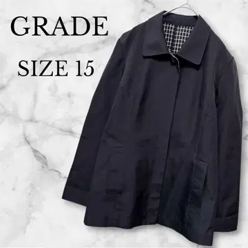 새상품급 글레이드 스텐카라 코트 아우터 블랙 심플 XL
