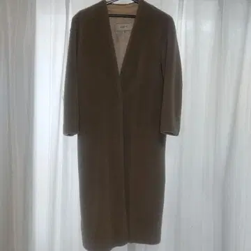 루즈 비페 베이지 롱 코트