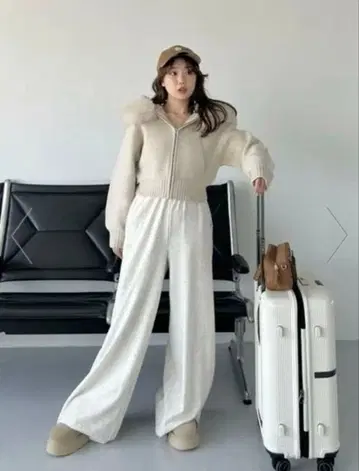 스나이델 UV컷 맨투맨 와이드 팬츠