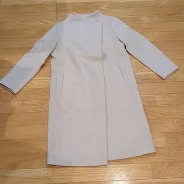 RIVE DROITE 라이트 베이지 롱 코트