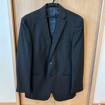 TAKAQ 블랙 스트라이프 비즈니스 정장 상하의