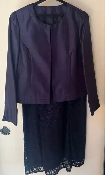 자켓 포함 원피스 네이비 13AR