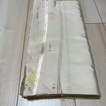 미사용 순수 실크 화이트 원단 화이트 실크 옷감