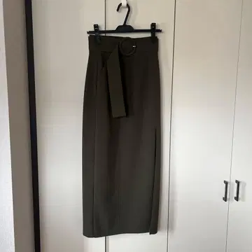 MURUA 벨트 스커트 카키 S 사이즈