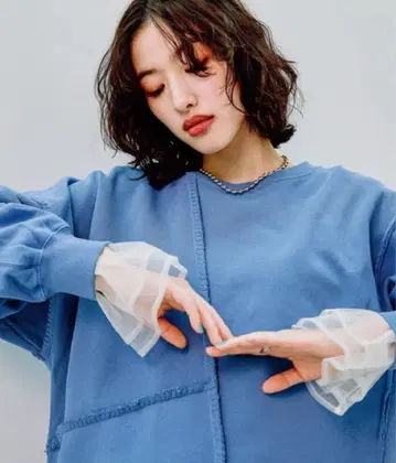 소매 모듬 긴팔 레이어드