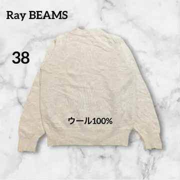 레이빔즈 하이넥 니트 스웨터 긴팔 울 100%