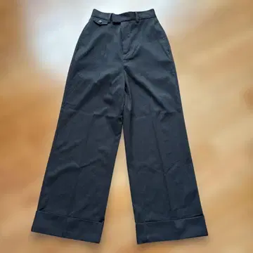 [1회 사용] 레이지블루 F 사이즈 슬랙스 롤업 팬츠 브라운