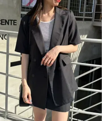 신 밸런스 반팔 테일러드 자켓 103107010